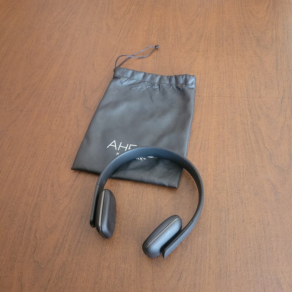 KREAFUNK aHEAD Wireless Bluetooth On-Ear Headphones with soft case/pouch